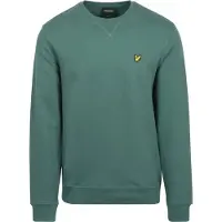 Lyle & Scott Sweat Crewneck Everglade Groen | Donkergroen | Maat M