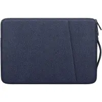 INF Laptoptas schokbestendig Marineblauw (14,1")