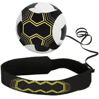 INF Elastische trainingsband voor voetbal Geel / Zwart
