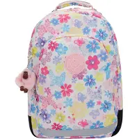 Kipling Class Room Rugzak School - 15" laptopvak - flower stamp