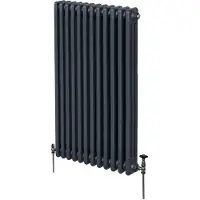 MonsterShop Traditionele 3 Kolom Verticaal Radiator - 1500 x 562mm - Grijs