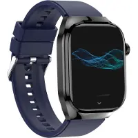 INF Smartwatch, ECG, hartslag, bloeddruk, slaap, stappenteller siliconen band Blue