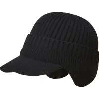INF Warme muts met oorflappen Black S