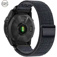 INF Garmin Fenix 5/6/7X Pro klittenband in nylon - 22 mm 26mm