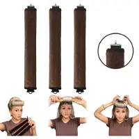 INF Haarrollers om haar te krullen zonder hitte Brown