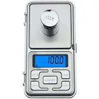 INF Digitale miniweegschaal / zakweegschaal 200g/0,01g Roestvrij staal