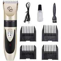 INF Silent Bonttrimmer voor Hond/hondentrimmer met accessoires Goud/Zwart