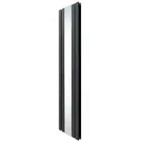 Monster Radiator met spiegel - 1800 mm x 425 mm - Anthracietgrijs