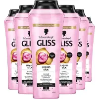 Gliss kur Gliss-Kur Shampoo - Vloeibare zijde, 6 x 250 ml