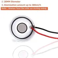 Zandona 2 Pack Atomisatie Maker 20Mm 113KHz Mist Verstuiver DIY Luchtbevochtiger met PCB 3.7-12V