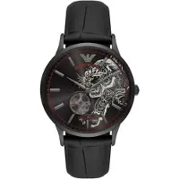 Giorgio Armani Emporio AR60046 Meccanico Skeleton Black Men's Watch