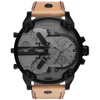 Diesel DZ7406 Mr. Daddy 2.0 Chronograaf Bruin Leer Herenhorloge