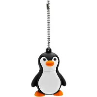 Zandona 16GB Nieuwigheid Schattige Babypinguïn USB 2.0 Flash Drive Data Memory Stick-Apparaat - Zwart en Wit