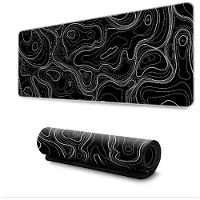 INF Grote muismat bureaubladachtergrond Black M