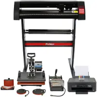 MonsterShop Vinylsnijder, 5 in 1 hittepers &amp; Epson printer