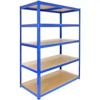 Monster Racking Monster rekken 9 x garage rekken / XL berging rekken eenheid 120cm breed x 60cm diep T-RAX + gratis rubberen hamer