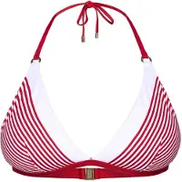 JOOP! Bikinitop ' Streifen ' rood / wit