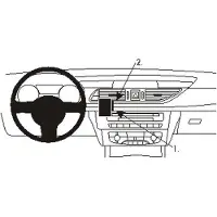 Brodit 854892 Autohalterung Audi A6 11-18