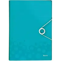 Leitz Sorteermap Leitz WOW 6 tabbladen PP ijsblauw - 5 stuks