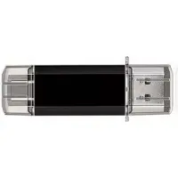 INF Korte 2-in-1 USB-stick Hoge snelheid USB 3.0 voor PC en Android Black 32 GB