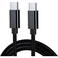INF 2m USB C naar C-kabel, 2-pack Black