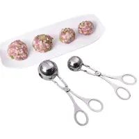 INF Gehaktballentang / schep voor gehaktballen, 2-pack met 2 maten