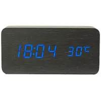 INF Digitale LED-wekker Blue