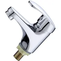 INF Enkel koude wastafelkraan met enkelhendel en ingebouwde 40mm keramische cartridge, modern ontwerp, compatibel met JODIN