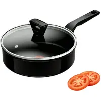 Tefal Renew Black Keramische Hapjespan 24 cm + deksel
