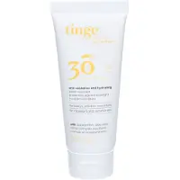 Tinge Mineral Sun Cream Spf30 | Hoge UV-Bescherming | Minerale Filter | Gevoelige Huid | Anti-aging 100 ml Zonnecrème
