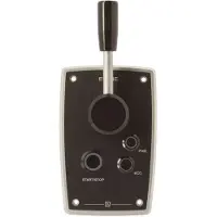 VETUS Aluminium Side Mount V-can E-drive Control Lever Zilver