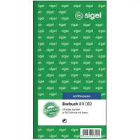 Sigel Ontvangstboek, 5x 360 scheurvellen