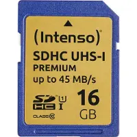 Intenso Premium - carte mémoire flash - 16 Go - SDHC UHS-I