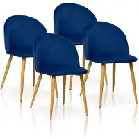 Furniture Style Mercedes Stoelenset 46x78x24.3 Cm 4 Eenheden