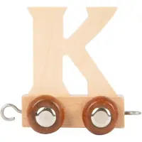 Small Foot - Houten Lettertrein - K - 12 stuks