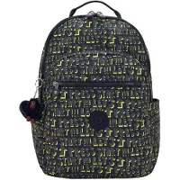Kipling Rugzak 'Seoul College Extra' marine / duifblauw / geel
