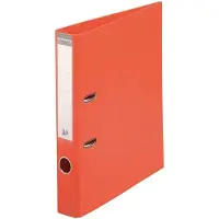 Exacompta Prem Touch Smal Ordner A4 50 mm Oranje 2 Ringen 53544E Kunststof Staand 10 Stuks