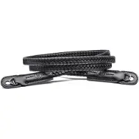 Leica 19695 Carrying Strap, leather, braided, black