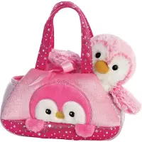 Aurora Fancy Penguin Teddy 21 Cm Roze