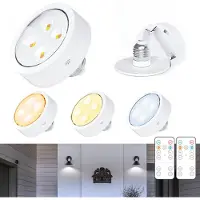 INF E26/E27 oplaadbare gloeilamp met afstandsbediening White 1