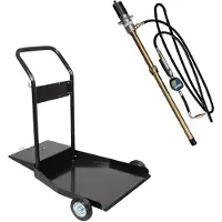 JBM 50935 Oliepompkit & Slang & Digitale Oliepistool & 50924 Speciale Trommeldragerkar