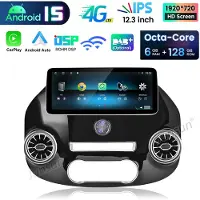 Hexinex HexinexMarket Octa-Core autoradio Geschikt voor Mercedes Benz Vito W447 2014-2023 - Draadloos CarPlay, Android Auto, GPS Navi, Android 15, multimediaspeler, 6GB+128GB