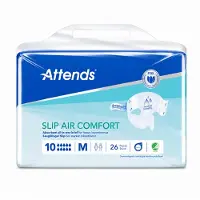 Attends Slip Air Comfort 10 Medium - 4 paquets de 26 protections