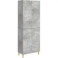 vidaXL Kast Set 2 st Bewerkt hout