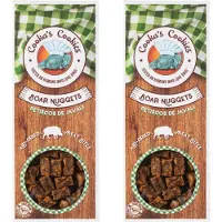 Cooka's Cookies Cooka’s Cookies- Hondensnack Voordeel- Boar Nuggets 2-pack (2x60g) | Stevig, kauwbaar & perfect als trainingssnack