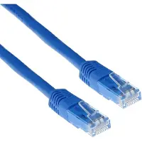 ACT IB9602 LSZH U/UTP CAT6 Patchkabel Blauw - 2 meter
