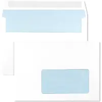 Netuno Facturen enveloppen A6 - Venster rechts - C6 - 114 x 162 mm - 1000 stuks - zelfklevende sluiting - 90 gram -