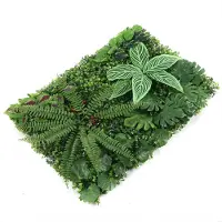 Happiq Set van 12 Kunsthaag Boxwood Panelen – PE Kunstplanten Wanddecoratie – Voor Tuin, Schutting, Terras en Bruiloft Backdrop – Binnen en Buiten – Groen