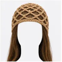 HS Gehaakte Net Cap - Dames Haaraccessoire - Design 08