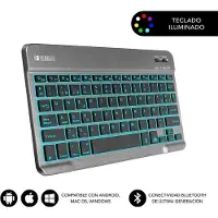 Subblim Smart Backlit Bluetooth Draadloos Toetsenbord Spaans